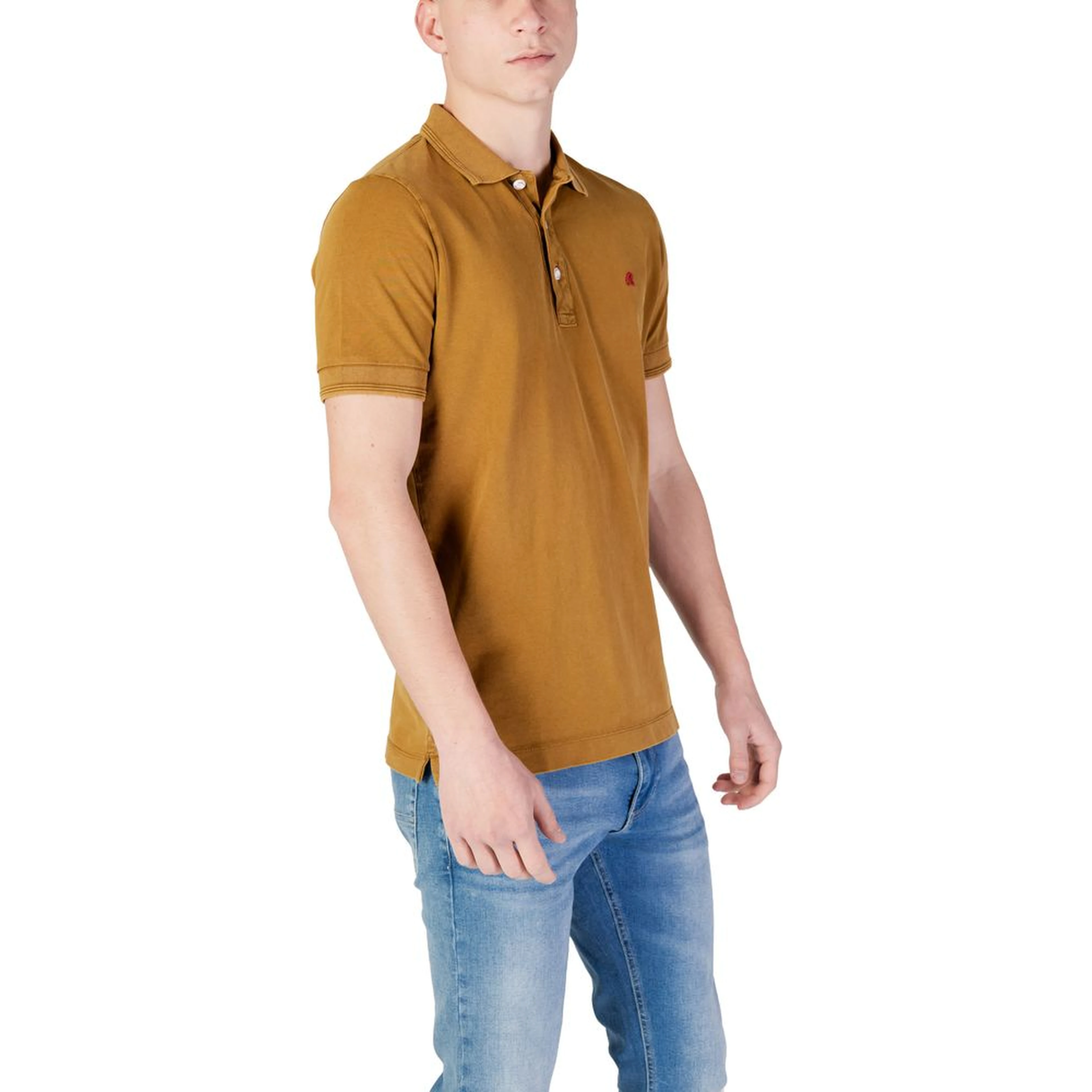 Bronze Cotton Polo Shirt