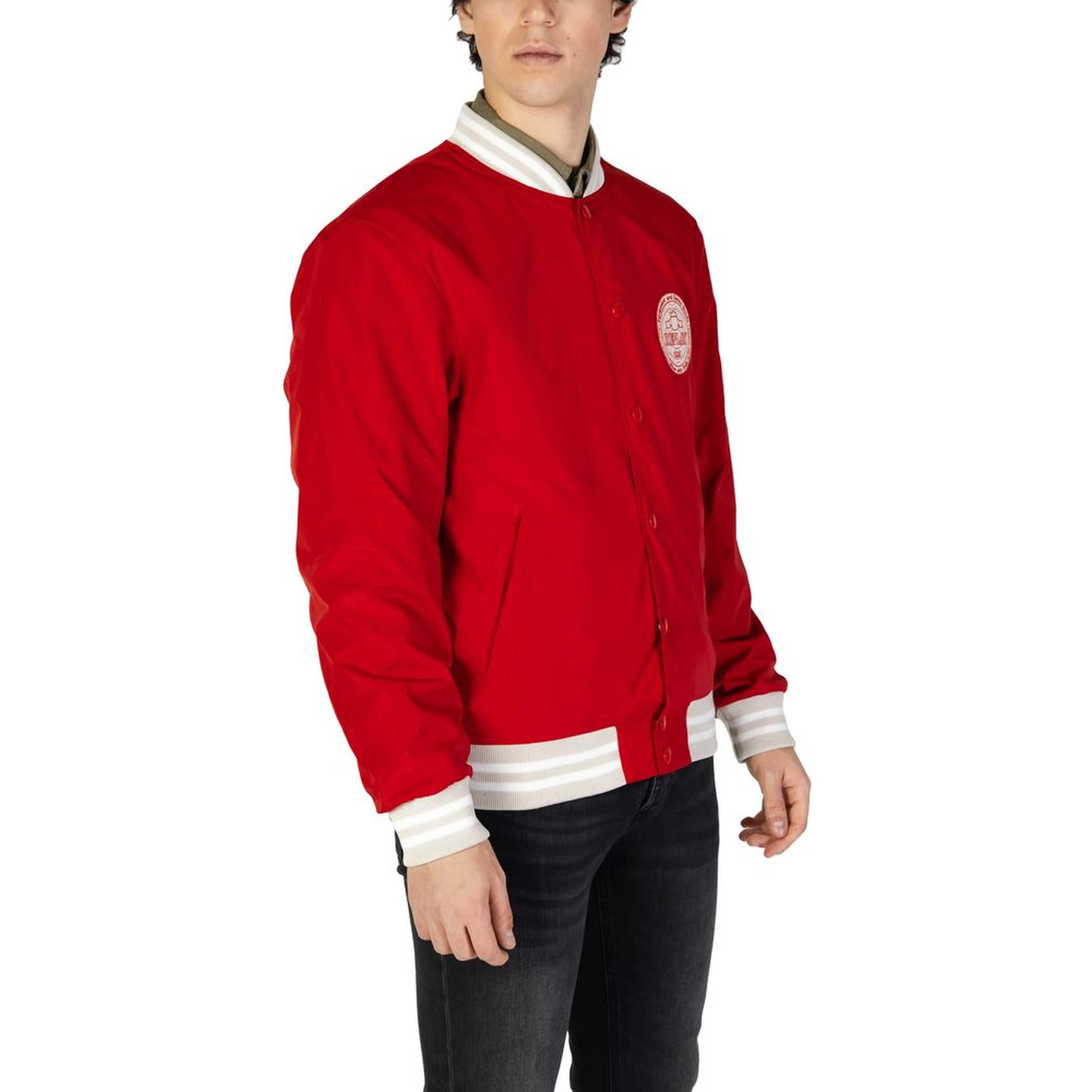 Red Cotton Bomber