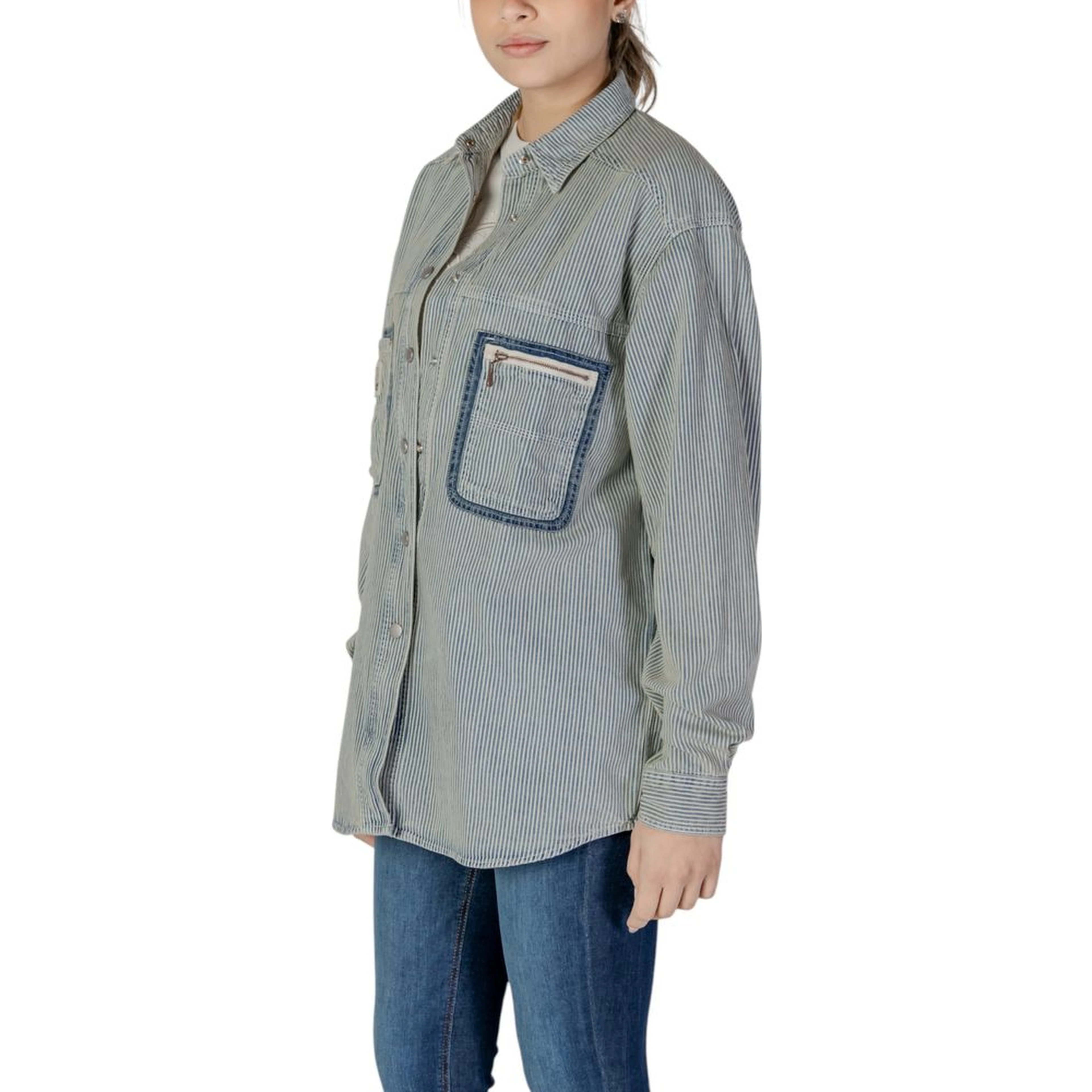 Blue Cotton Blouse