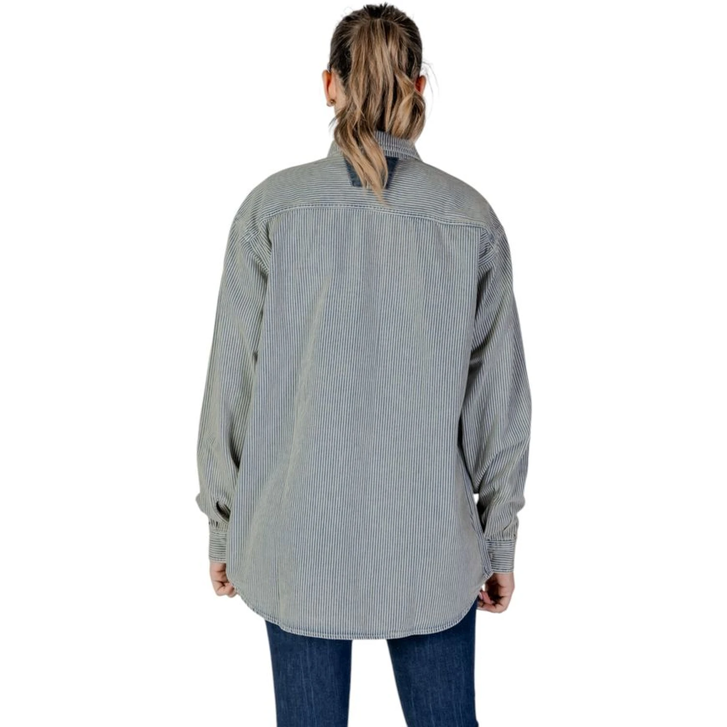 Blue Cotton Blouse