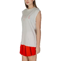 Cream Cotton Tank Tops