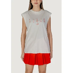 Cream Cotton Tank Tops
