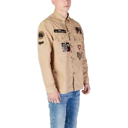 Beige Denim Shirt