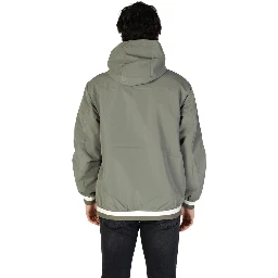 Green Polyester Shell Jacket