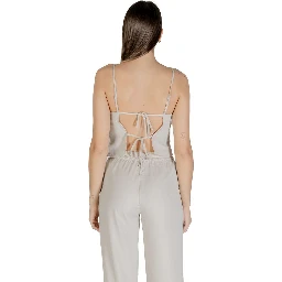 Beige Recycled Polyester Top