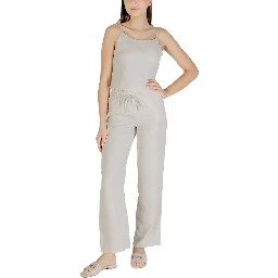Beige Recycled Polyester Top