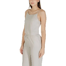Beige Recycled Polyester Top