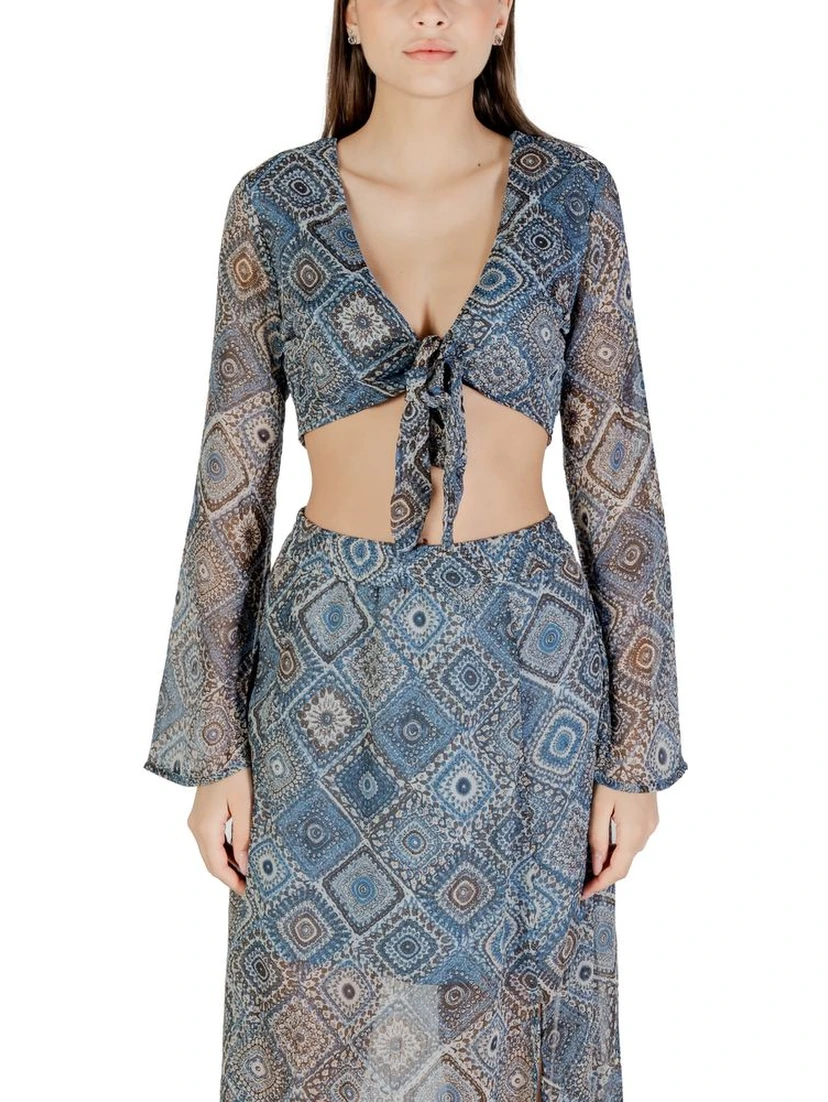 Blue Recycled Polyester Top