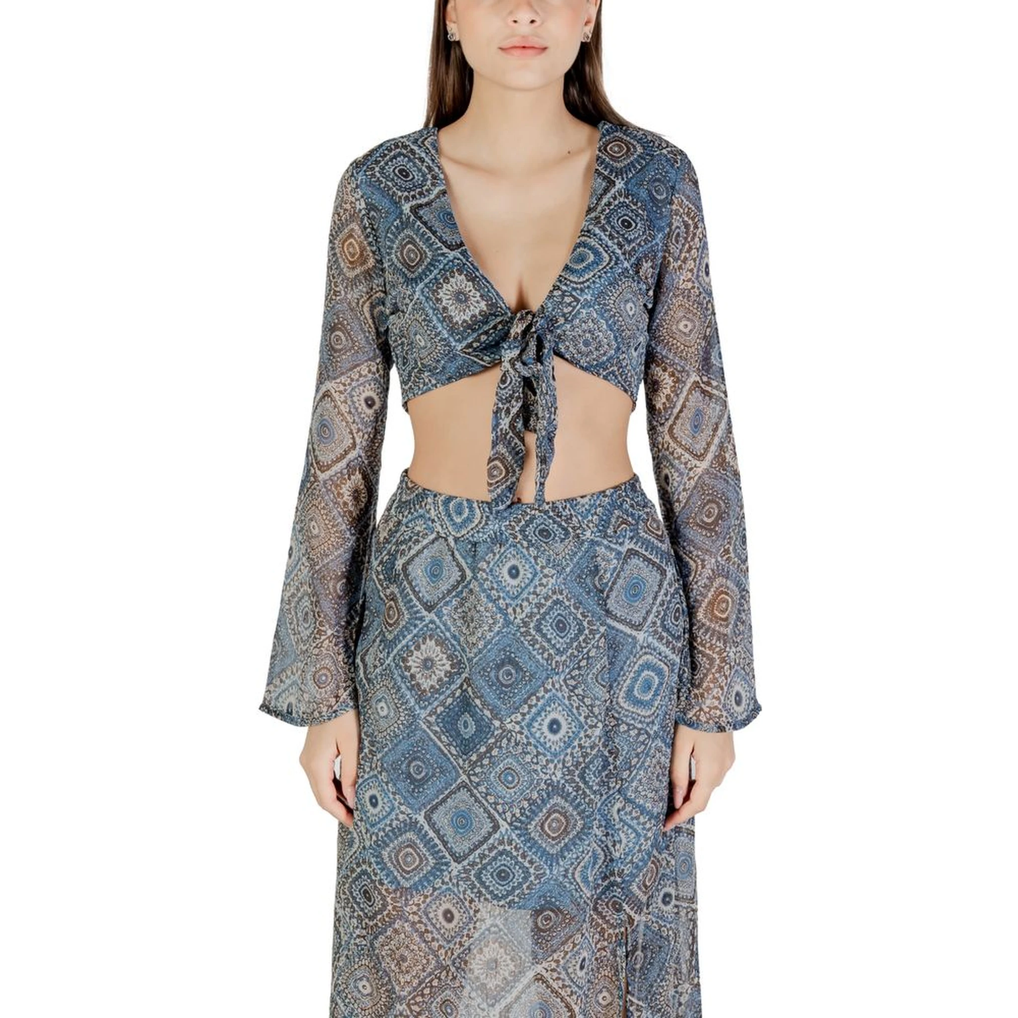 Blue Recycled Polyester Top