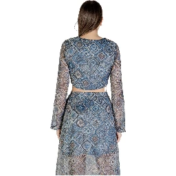 Blue Recycled Polyester Top