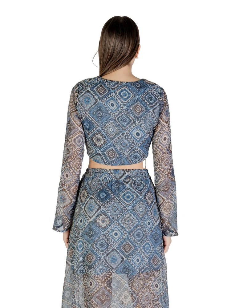 Blue Recycled Polyester Top alternative