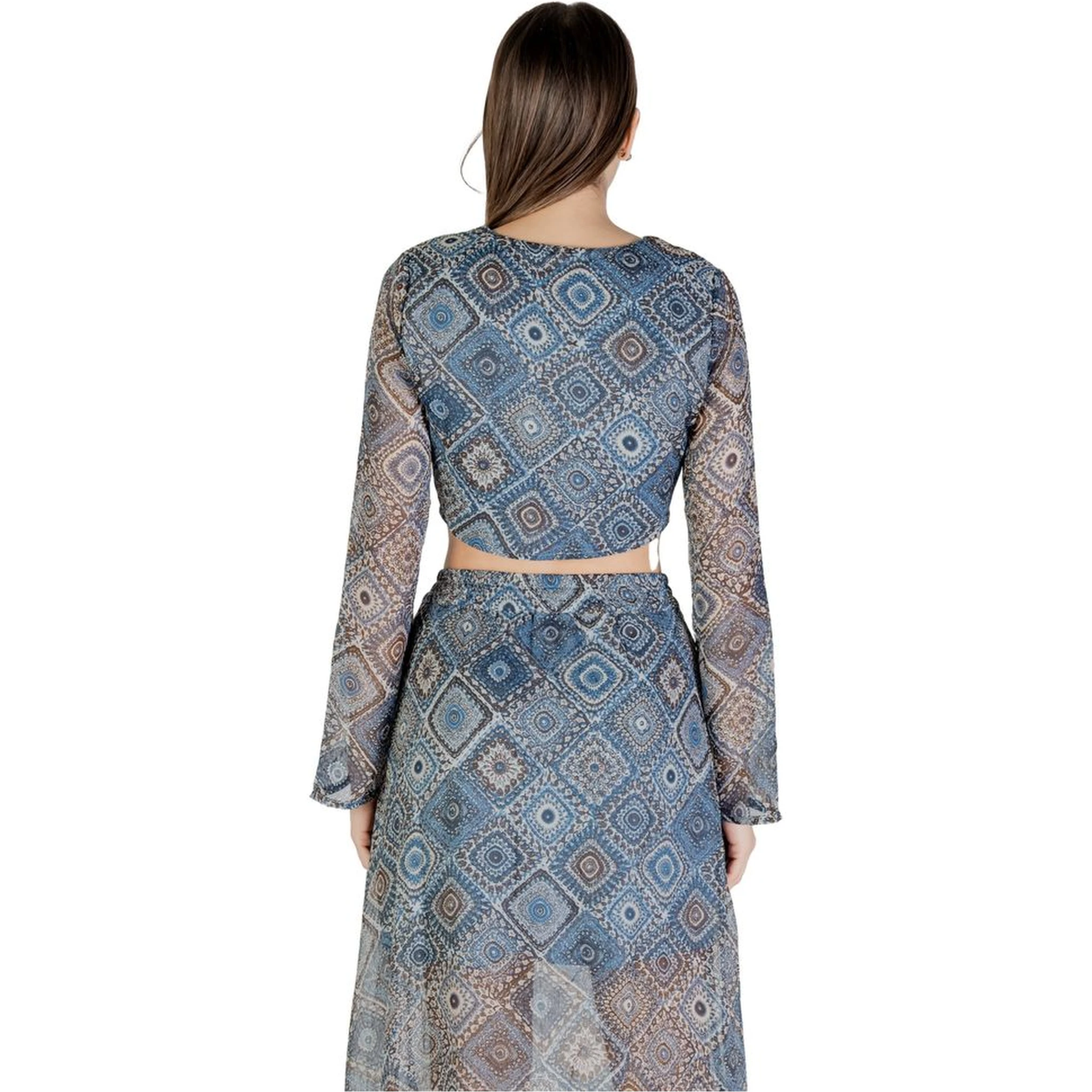 Blue Recycled Polyester Top