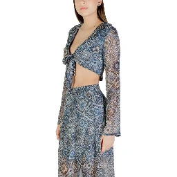 Blue Recycled Polyester Top