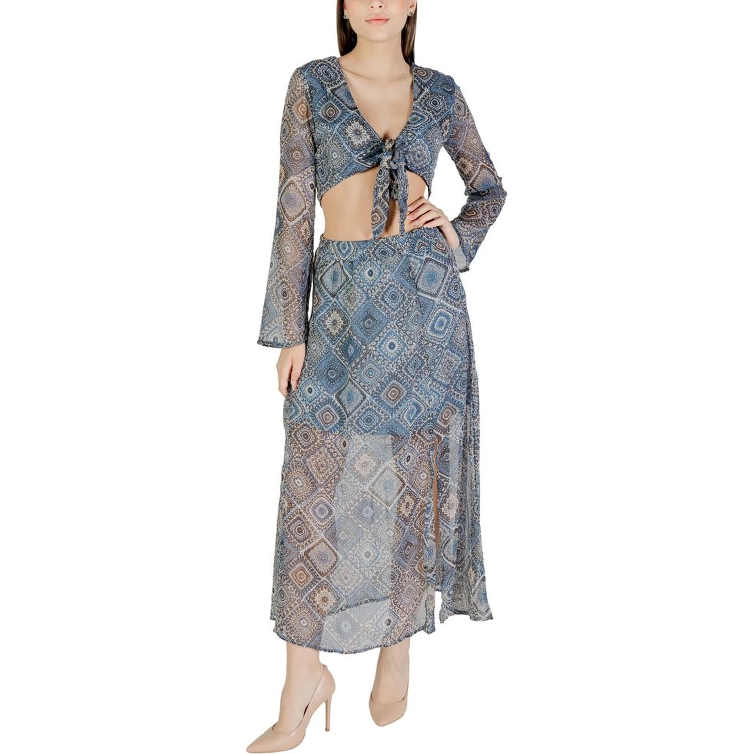 Blue Recycled Polyester Top