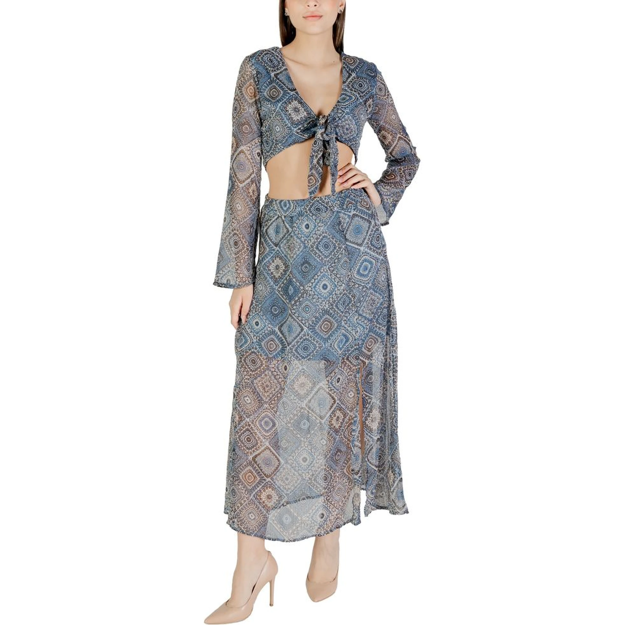 Blue Recycled Polyester Top