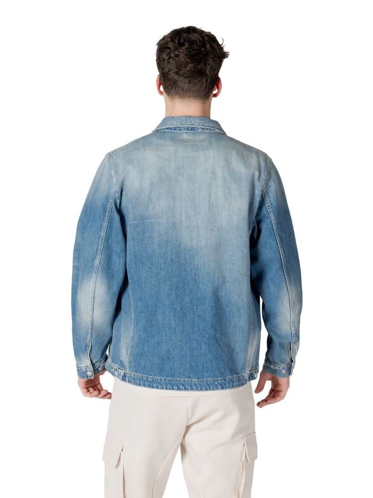 Light Blue Cotton Denim Jacket alternative
