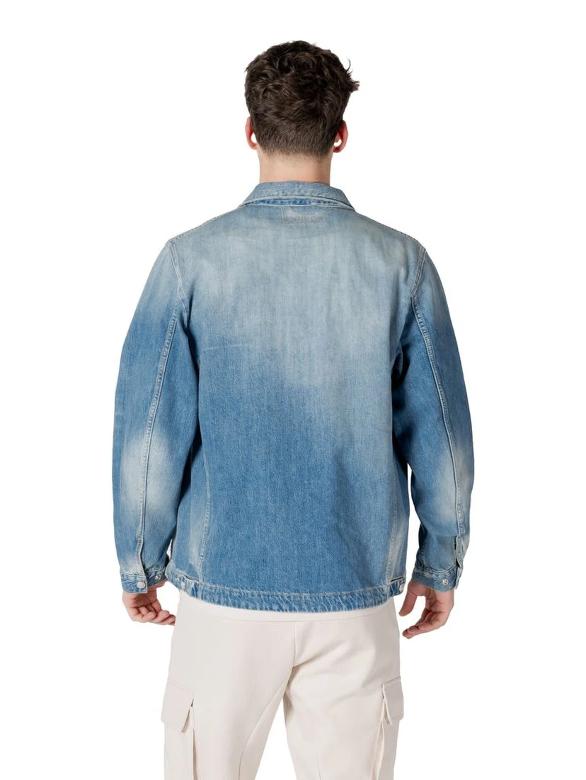 Light Blue Cotton Denim Jacket