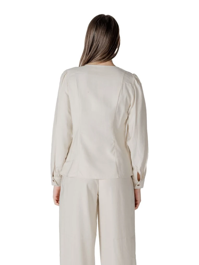 Cream Viscose Top