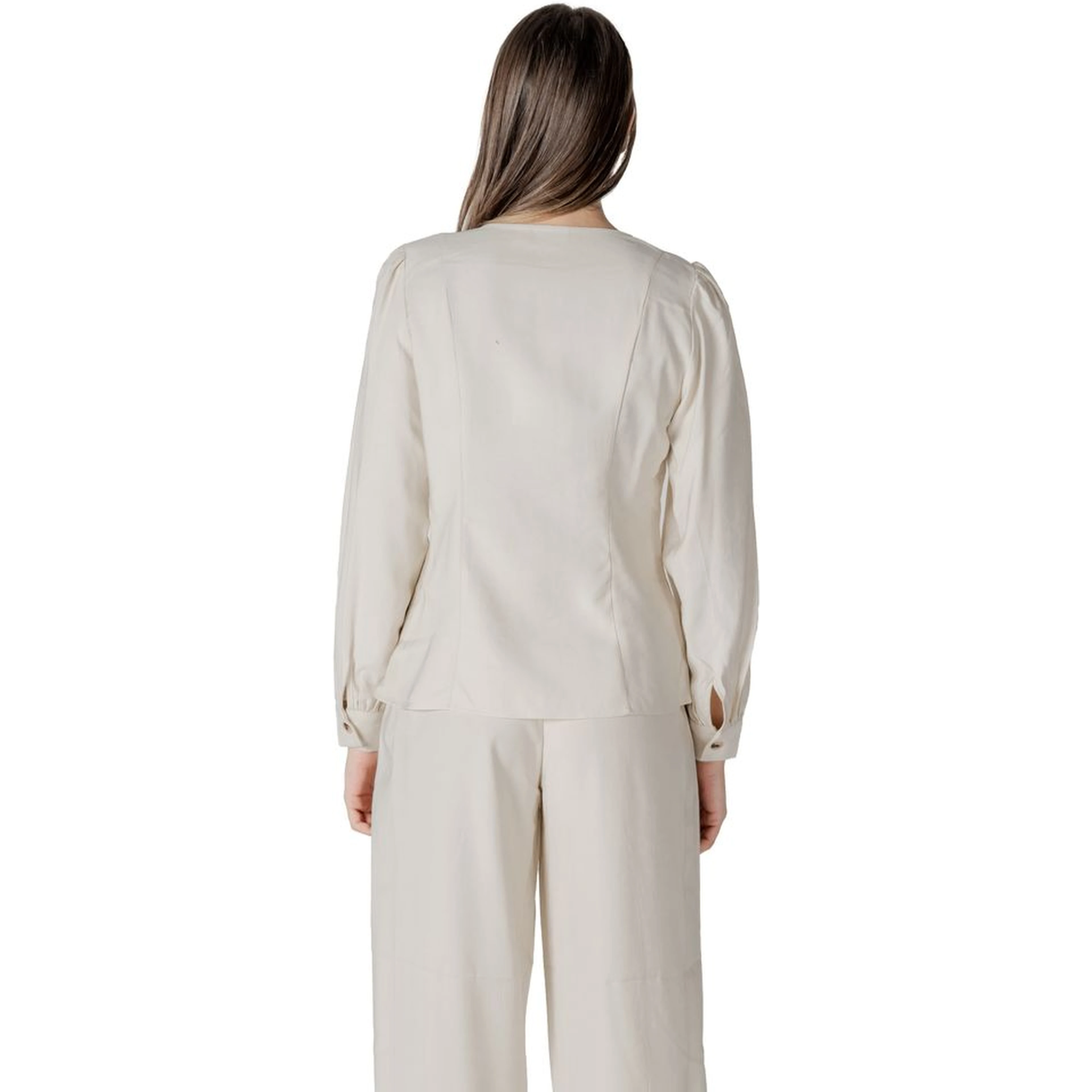 Cream Viscose Top