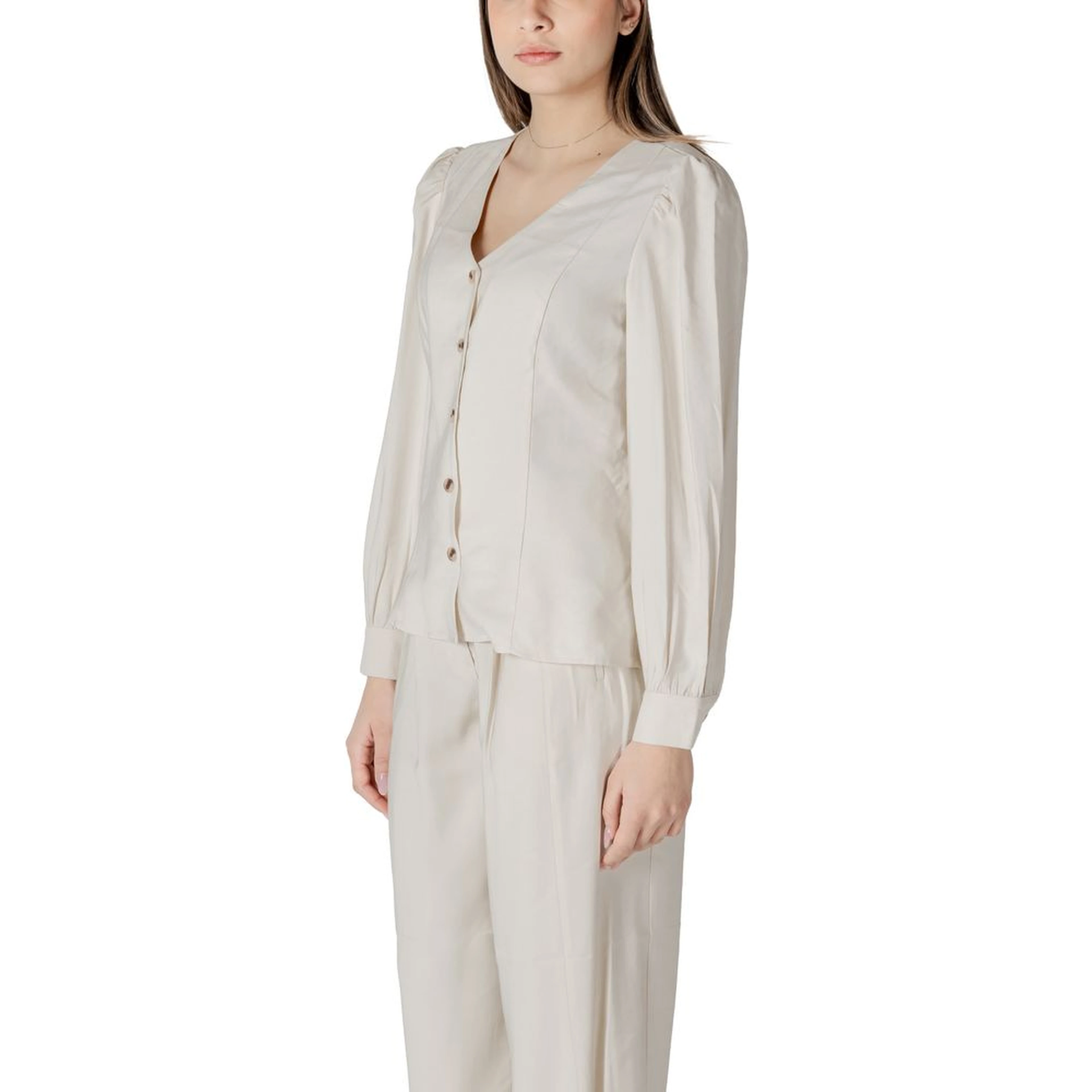 Cream Viscose Top