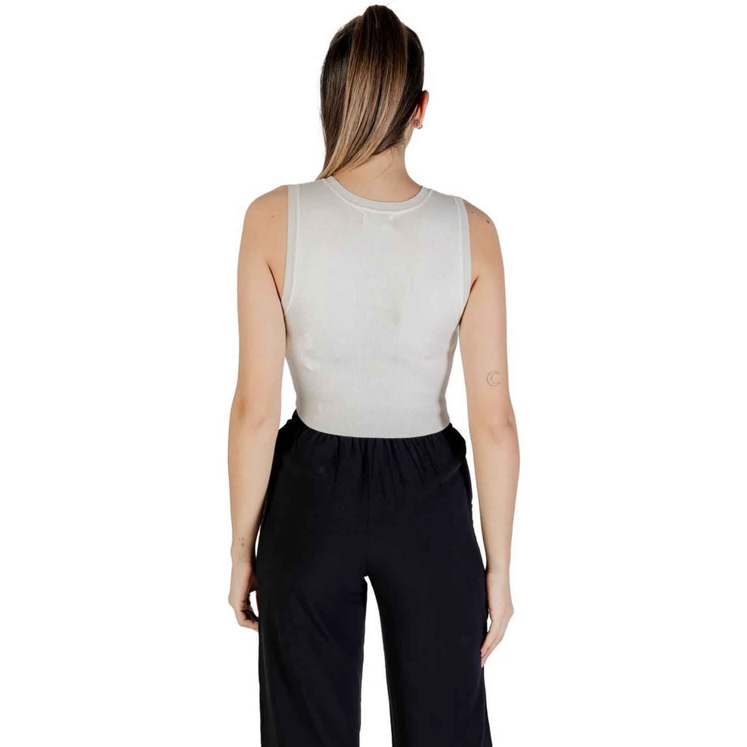 White Viscose Tank Tops
