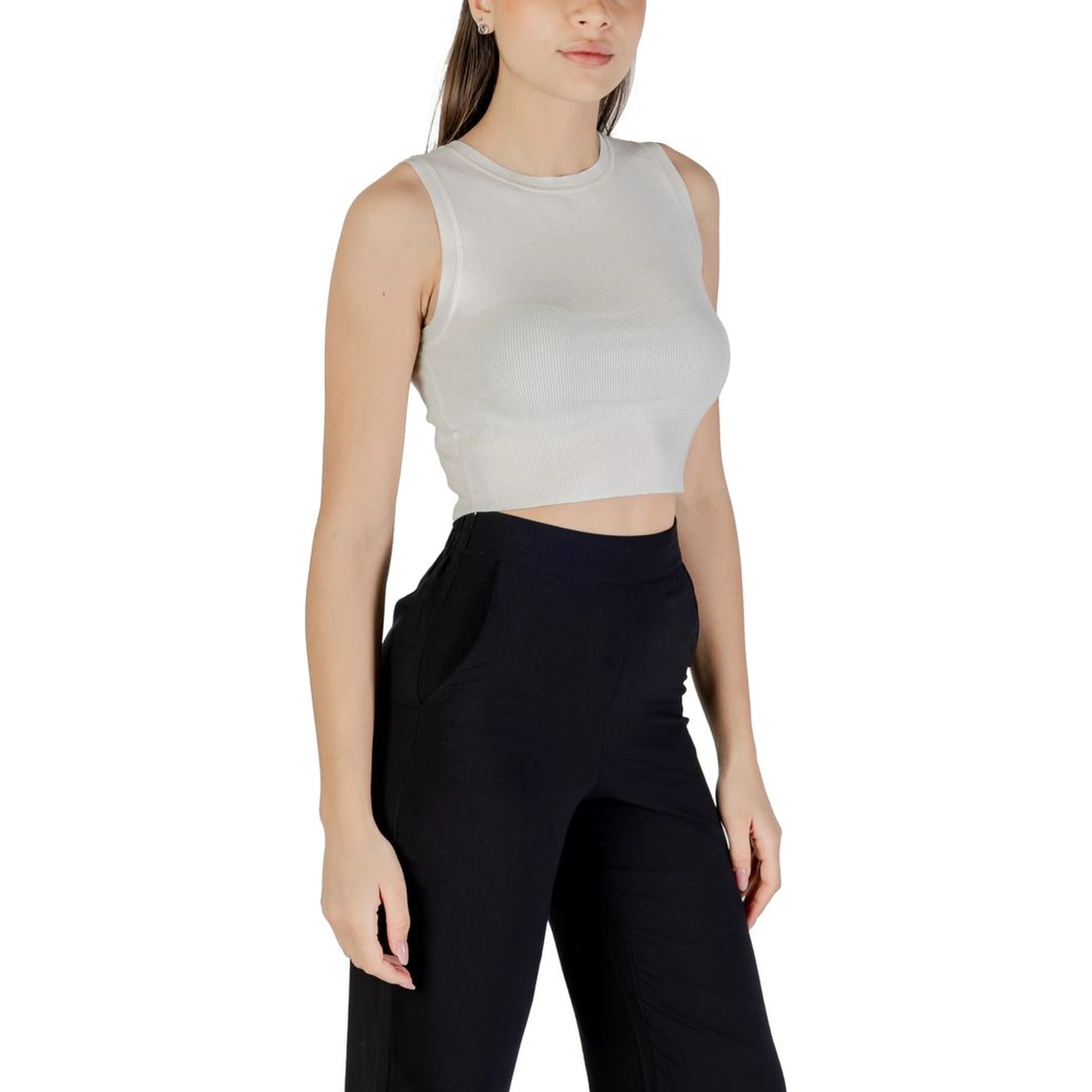 White Viscose Tank Tops