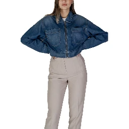 Blue Cotton Denim Jacket