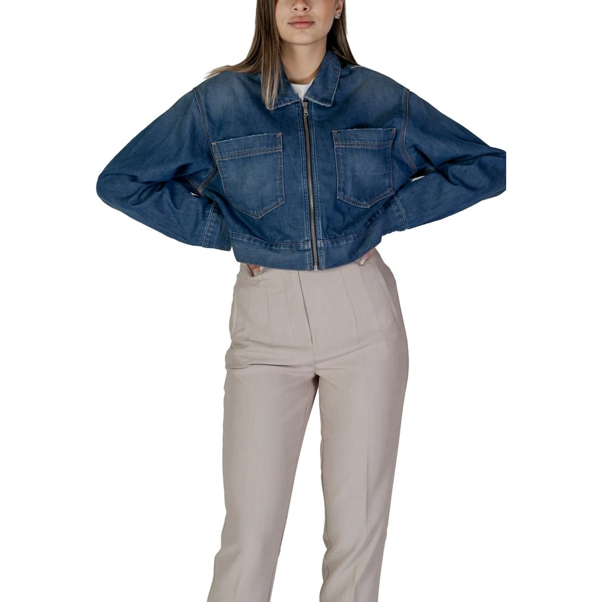 Blue Cotton Denim Jacket