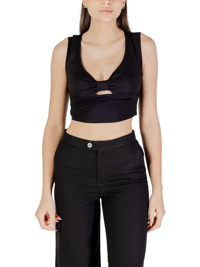Black Viscose Top