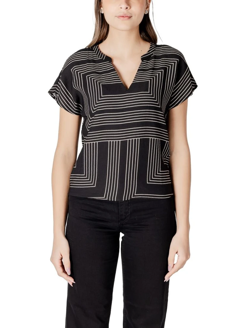 Black Viscose Sportswear