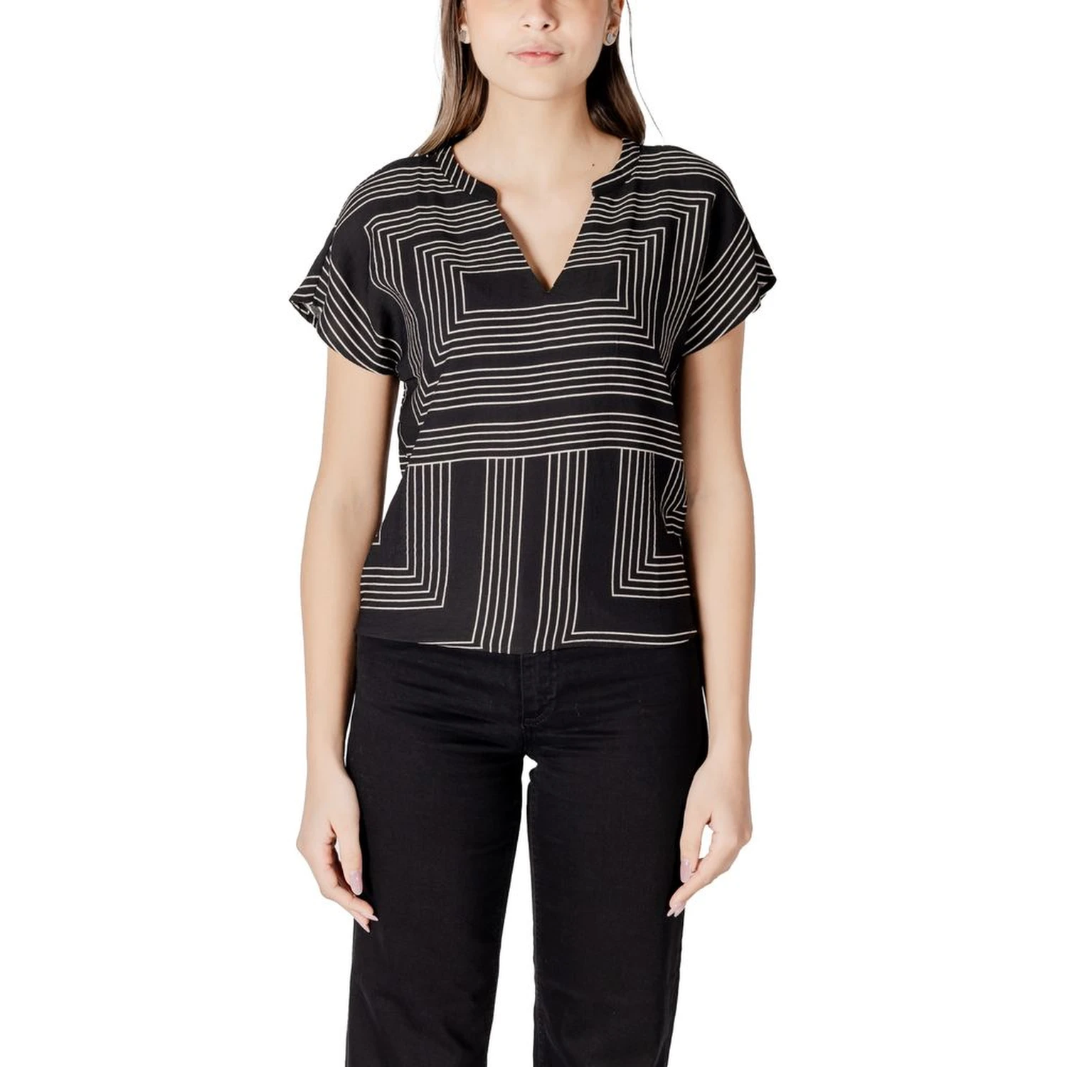 Black Viscose Sportswear