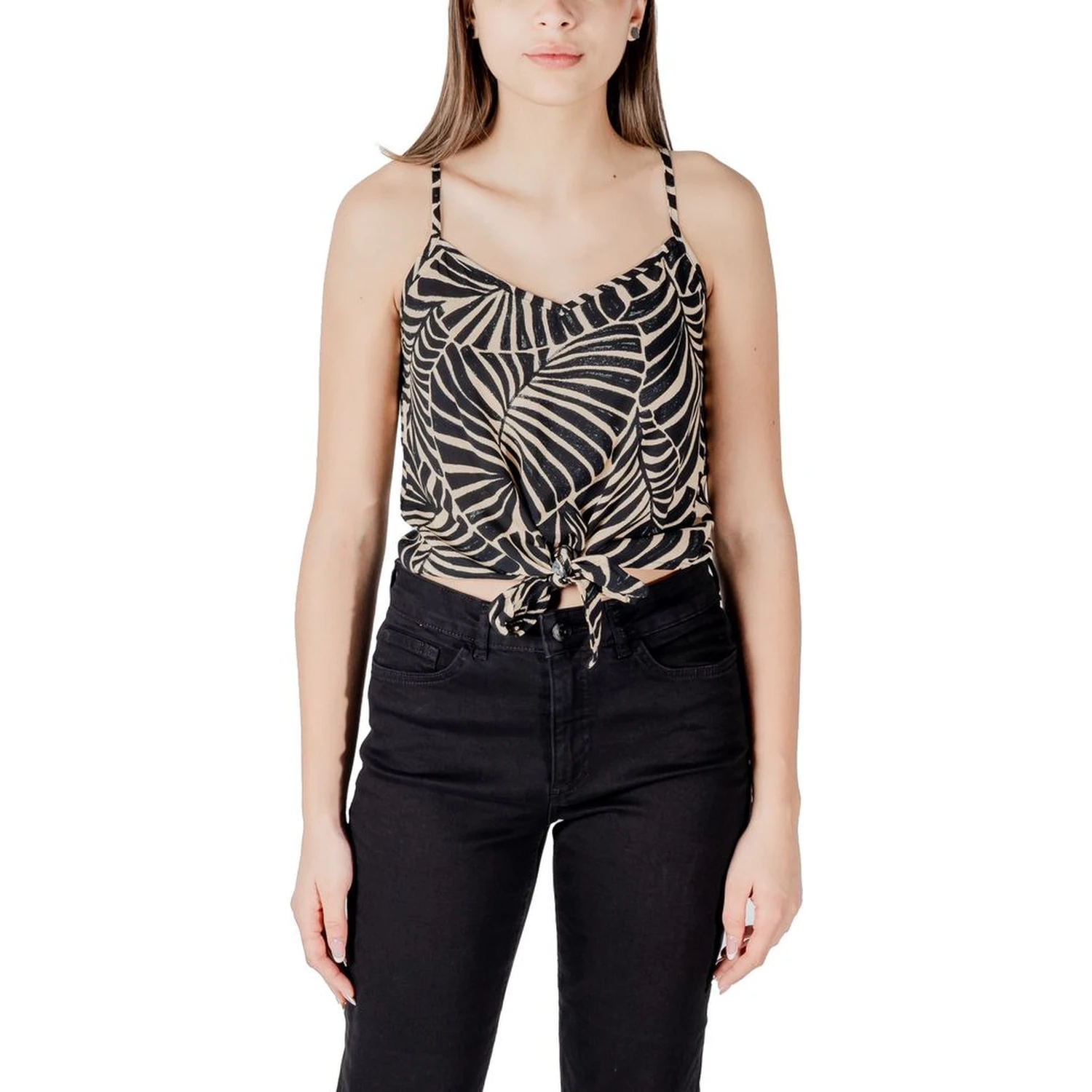 Black Viscose Tank Tops