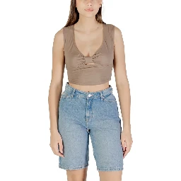 Brown Viscose Top