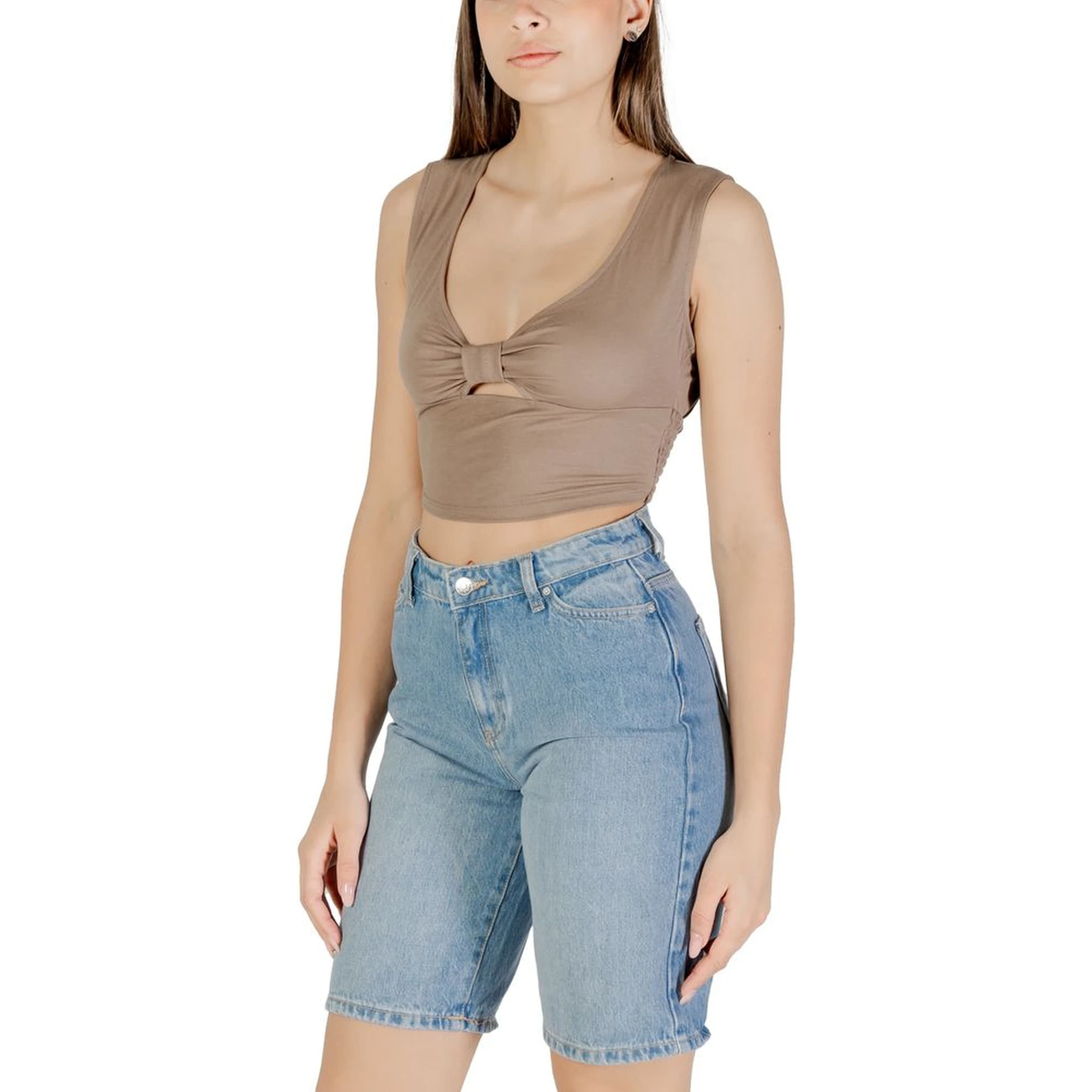 Brown Viscose Top