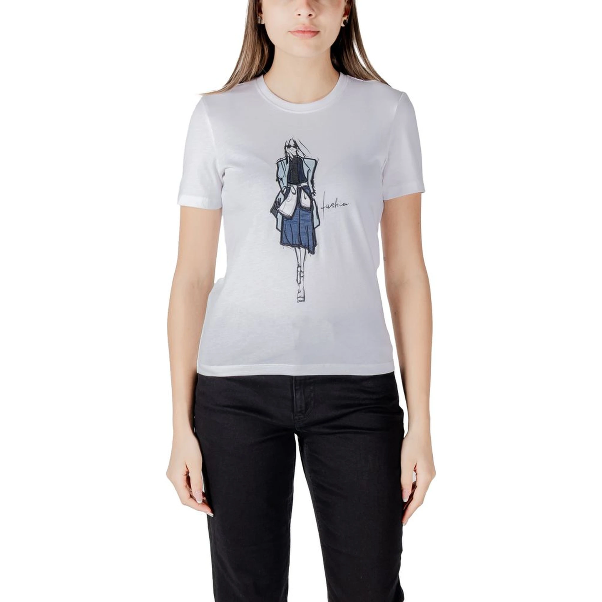 White Organic Cotton Long Sleeve T-Shirt