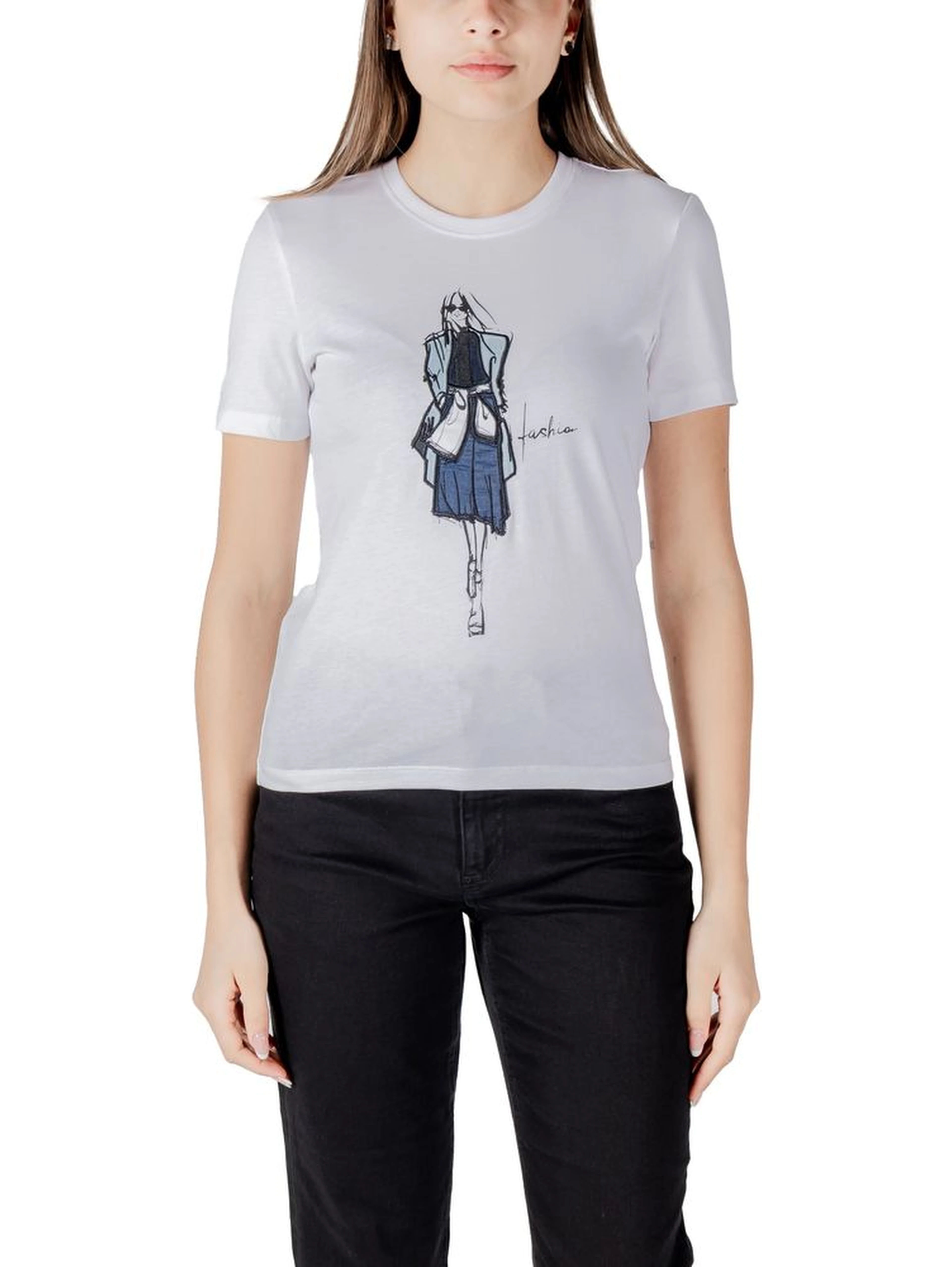 White Organic Cotton Long Sleeve T-Shirt