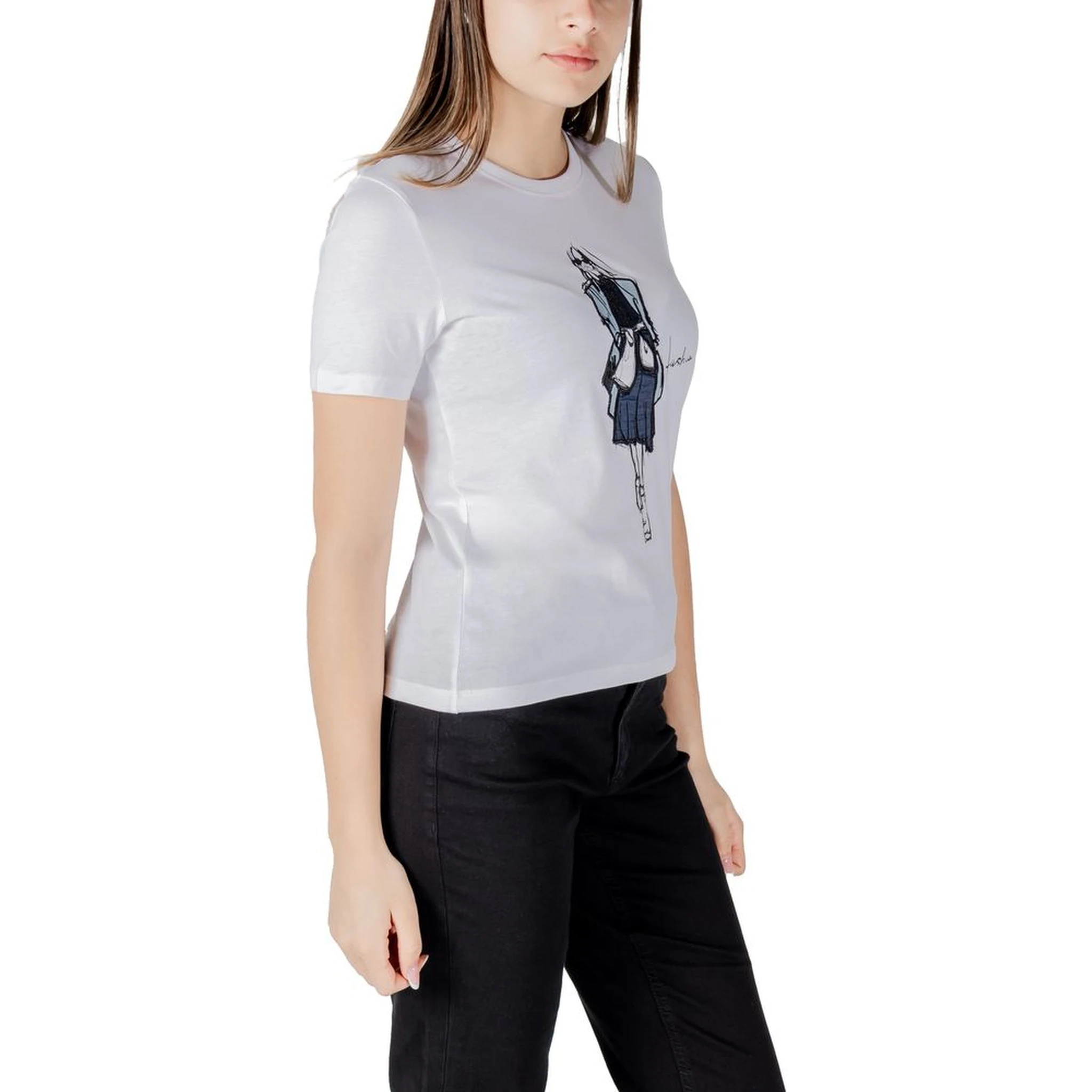 White Organic Cotton Long Sleeve T-Shirt