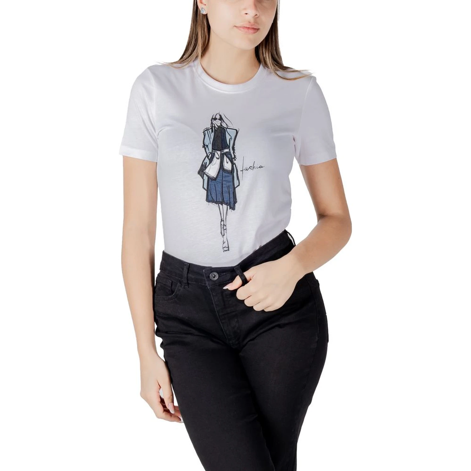 White Organic Cotton Long Sleeve T-Shirt