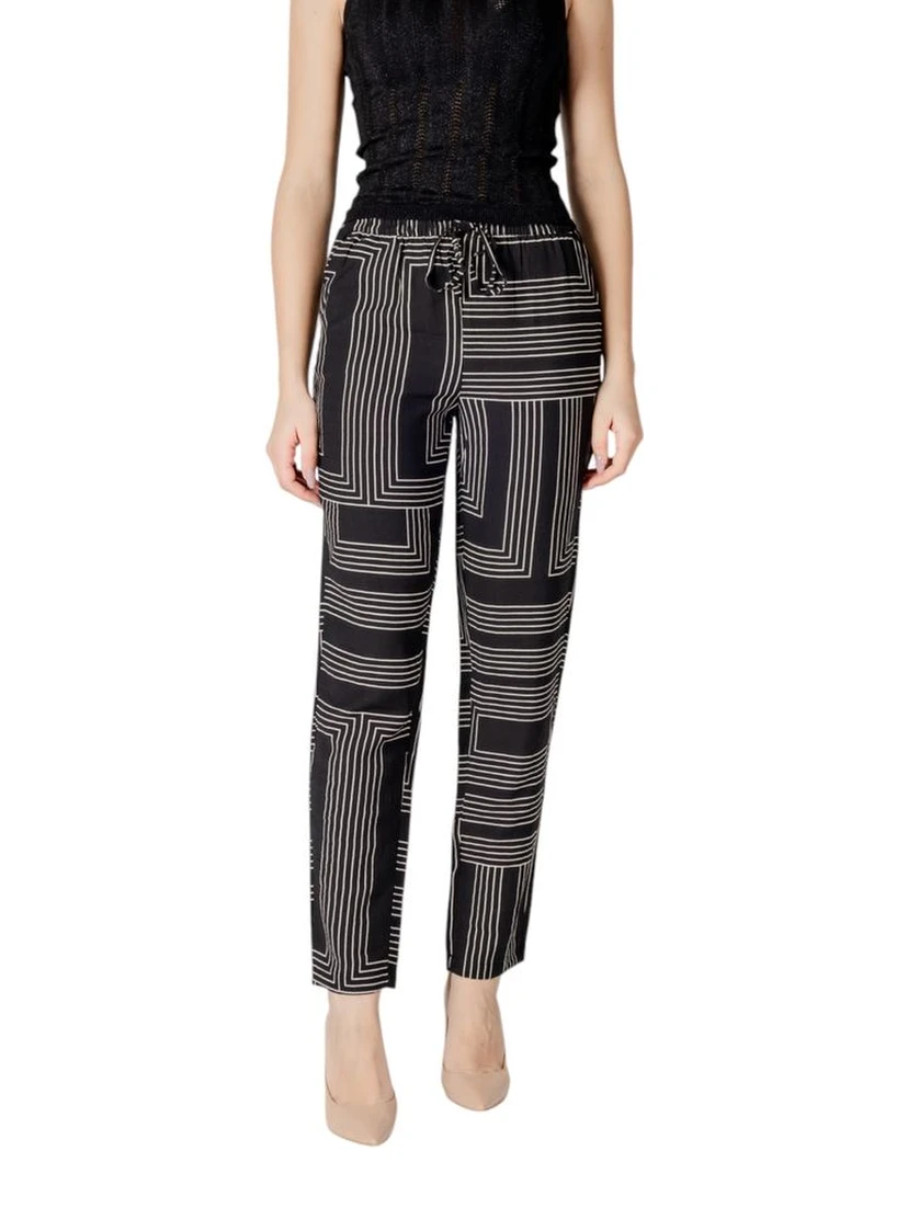 Black Viscose Pants