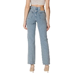 Blue Cotton Mom Jeans