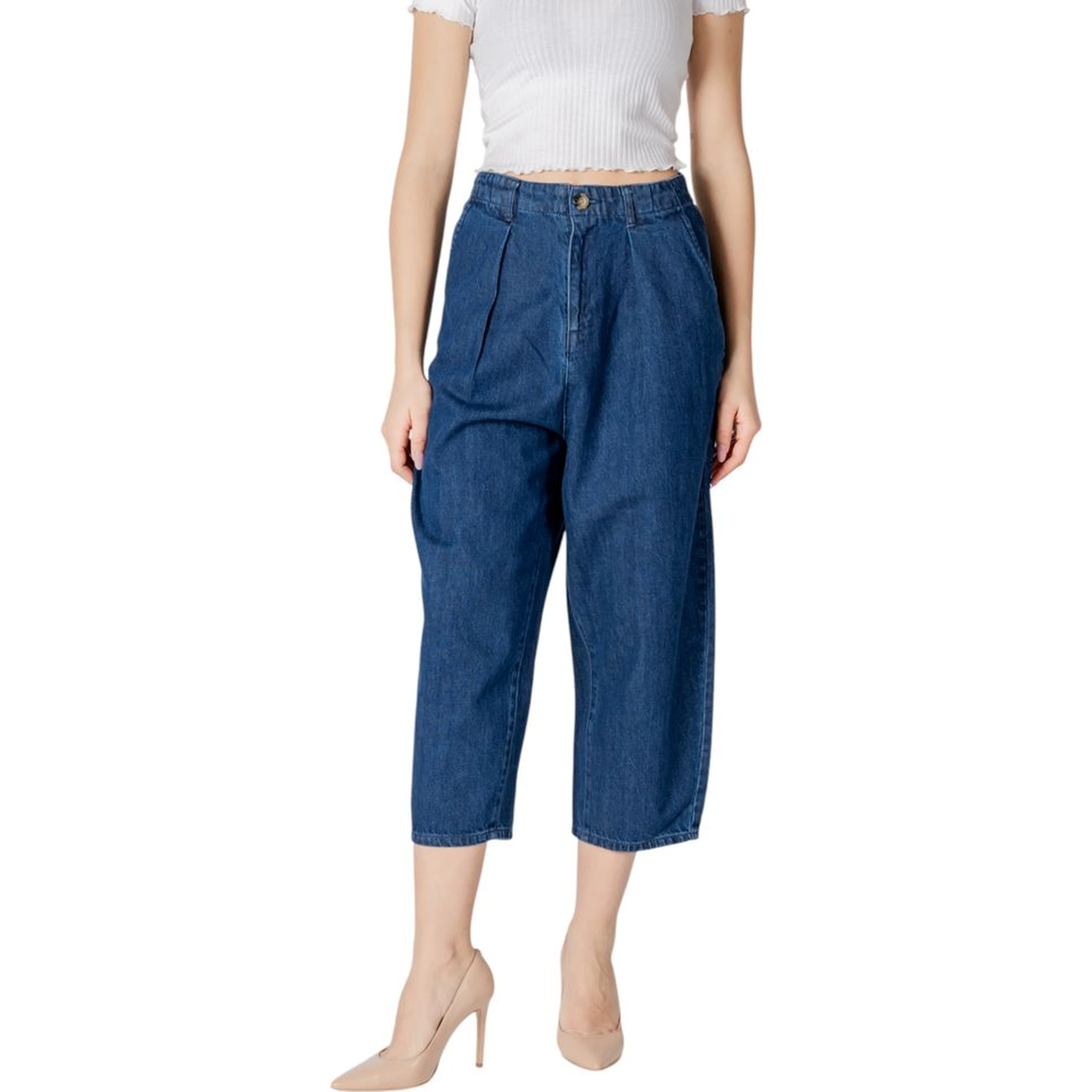 Blue Cotton Jeans Denim