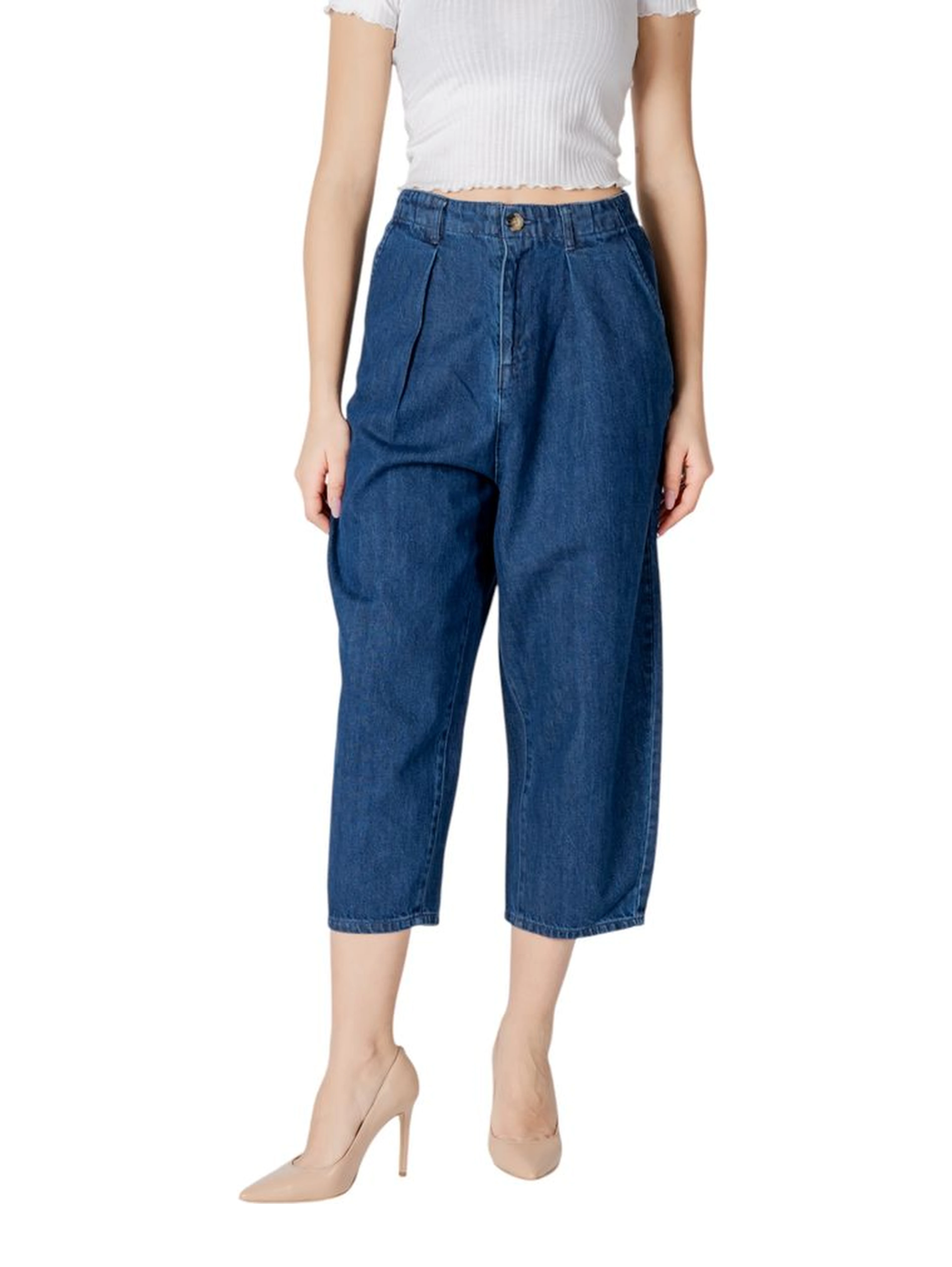 Blue Cotton Jeans Denim