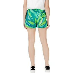 Green Viscose Shorts