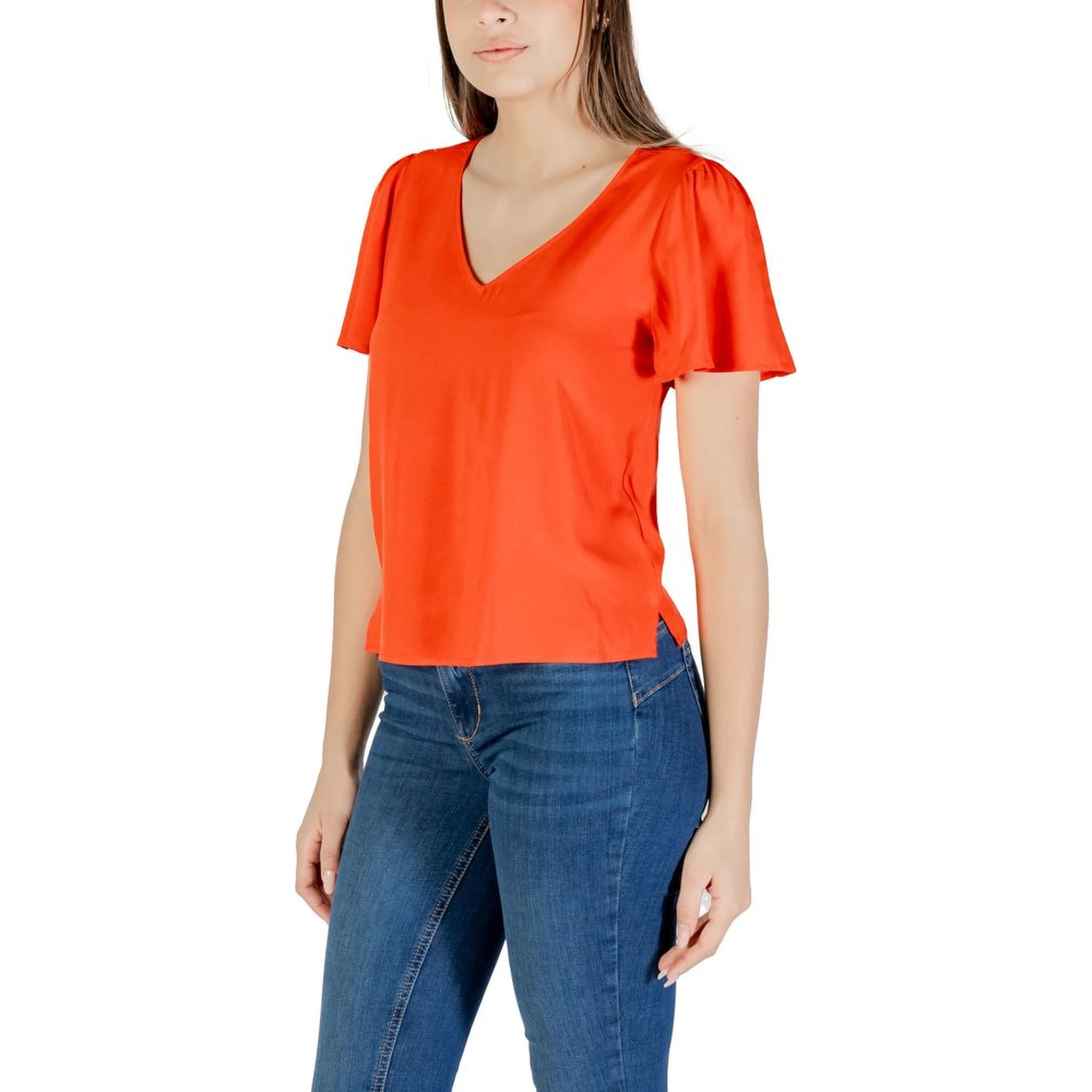 Red Viscose Blouse