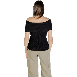 Black Polyester Bodysuit
