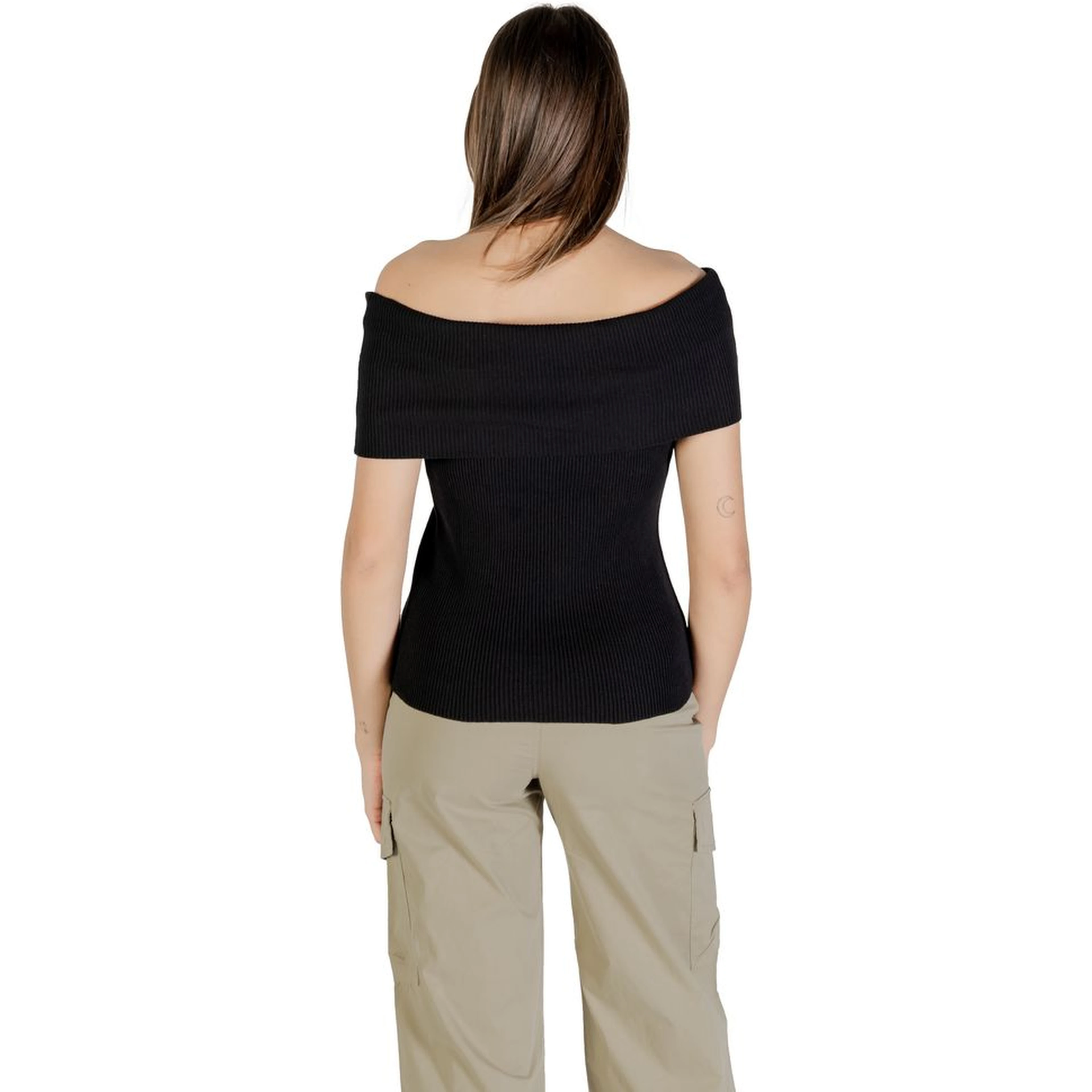 Black Polyester Bodysuit