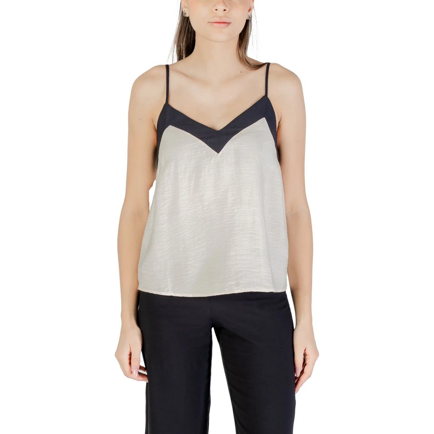 Cream Nylon Top