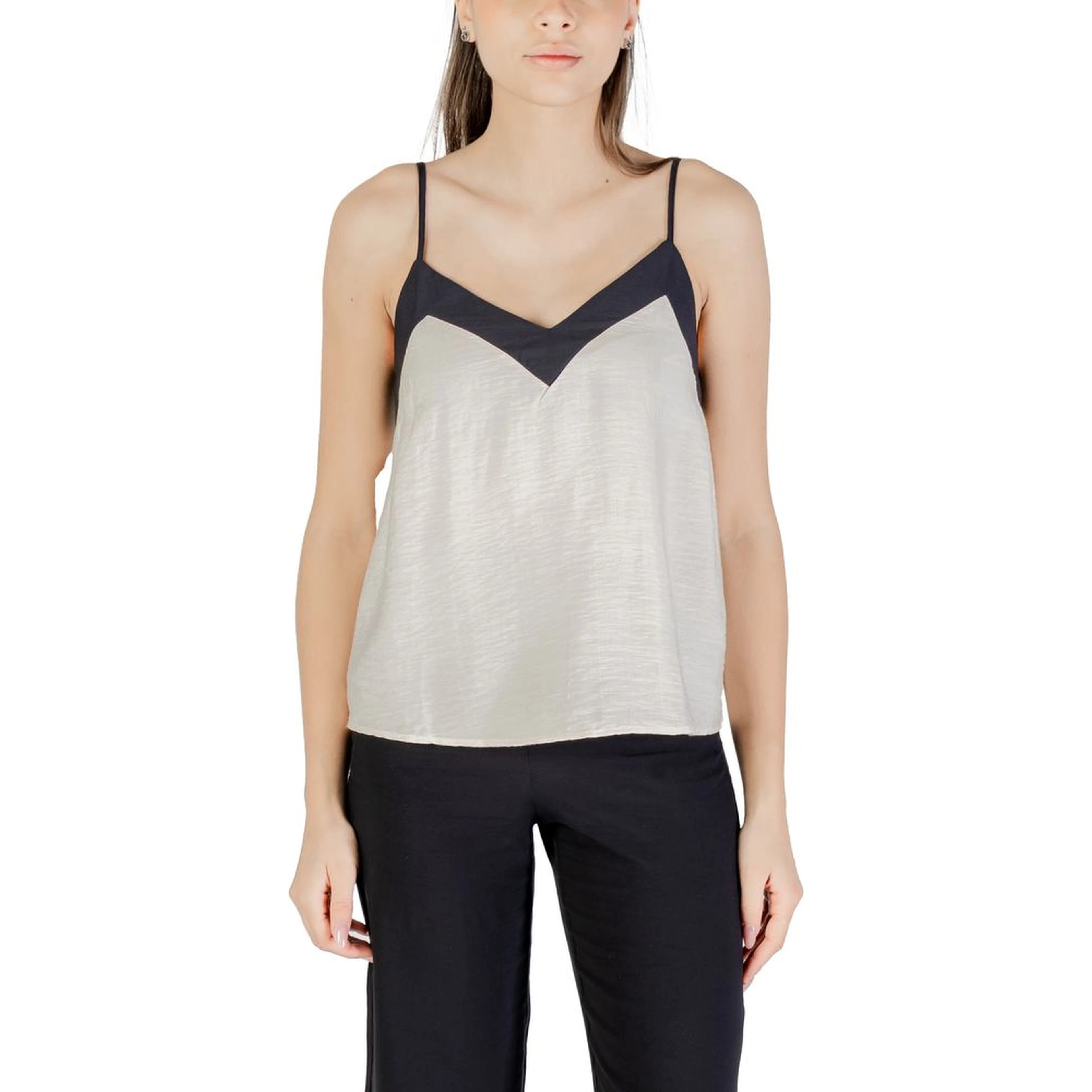 Cream Nylon Top