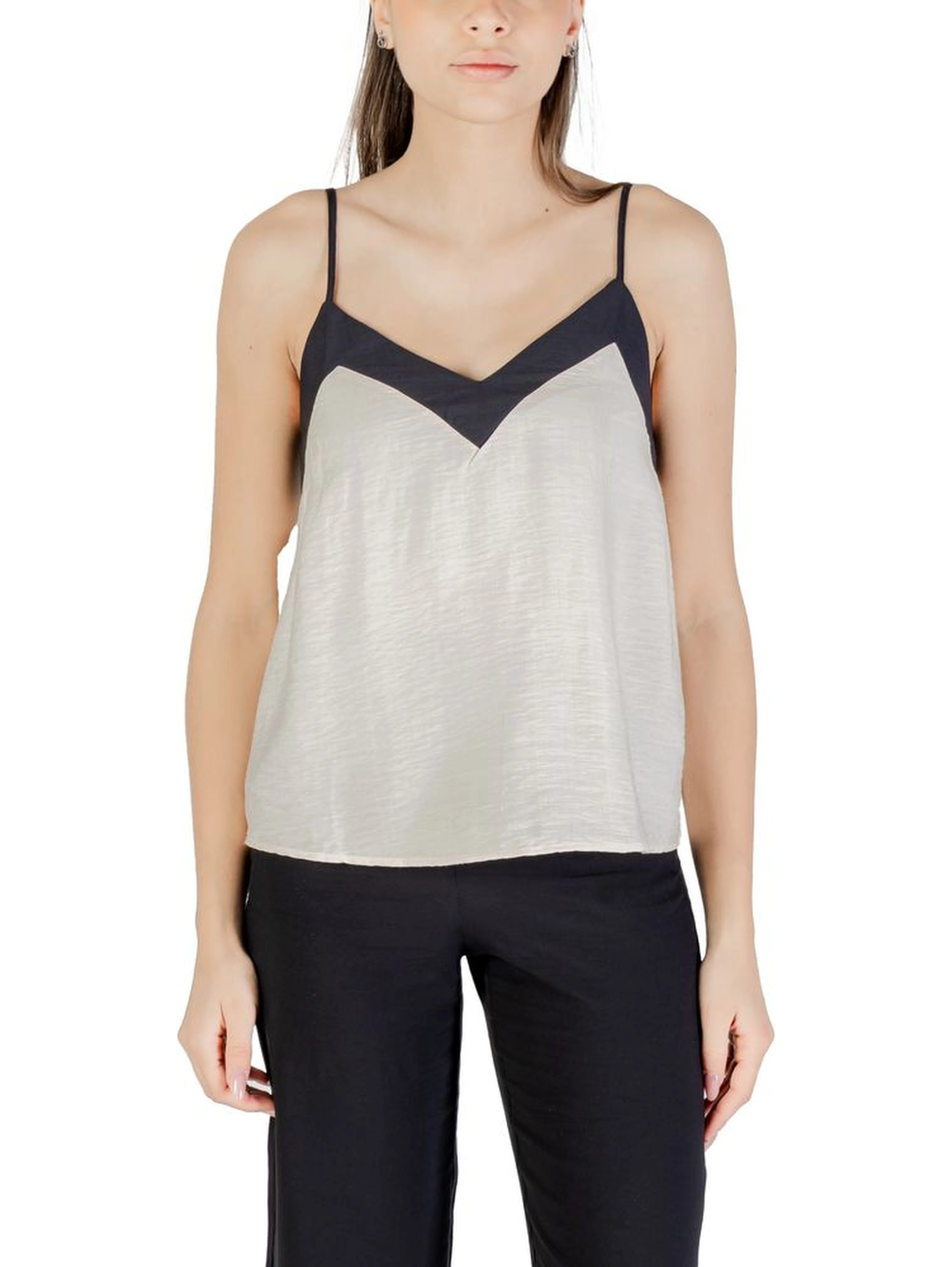 Cream Nylon Top