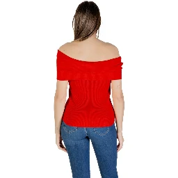 Red Polyester T-Shirt
